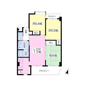 3LDK 間取り図