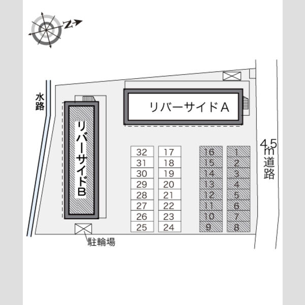 レオパレスリバーサイドA 室内写真1