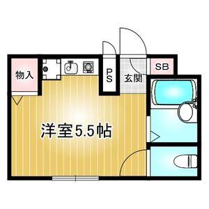 ワンルーム 間取り図