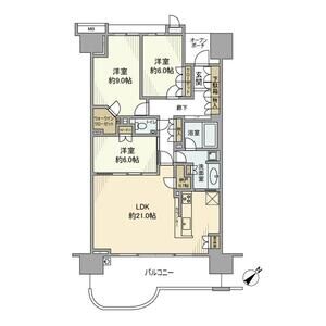 3LDK 間取り図