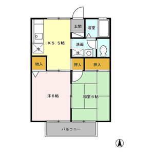 2K 間取り図
