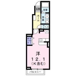 ワンルーム 間取り図
