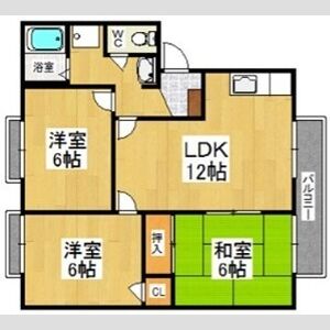 3LDK 間取り図