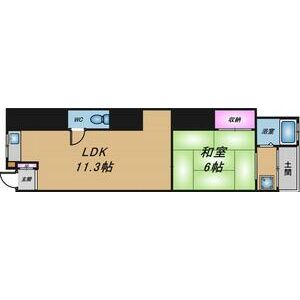 2DK 間取り図