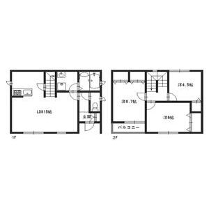 3LDK 間取り図