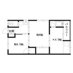2K 間取り図