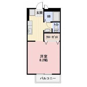 ワンルーム 間取り図