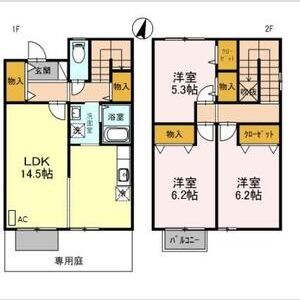 3LDK 間取り図