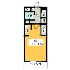 ワンルーム 間取り図