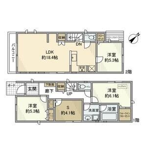3LDK 間取り図