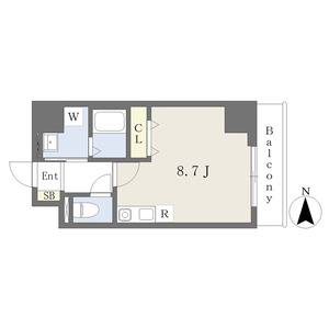 ワンルーム 間取り図