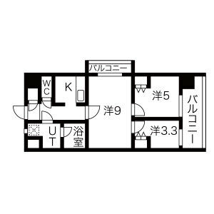 2K 間取り図