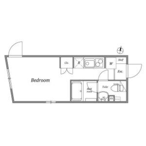 ワンルーム 間取り図