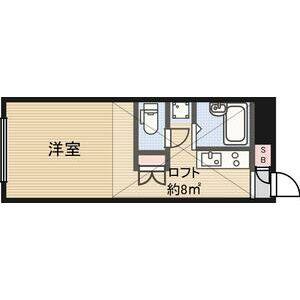 ワンルーム 間取り図