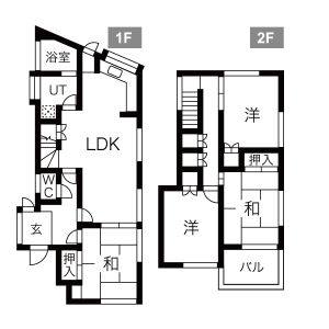 4LDK 間取り図