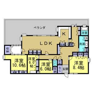 4LDK 間取り図