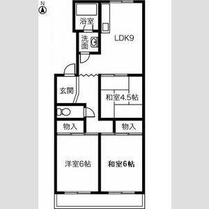 3LDK 間取り図