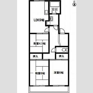 3LDK 間取り図