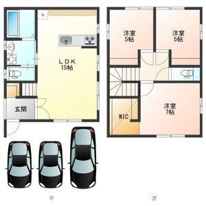 3LDK 間取り図