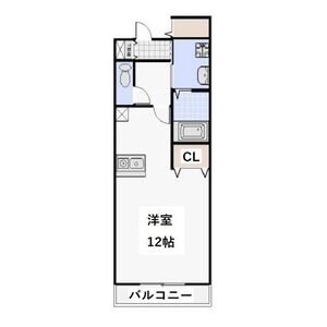 ワンルーム 間取り図