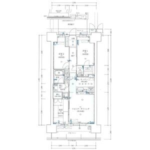 3LDK 間取り図