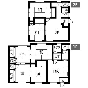 4DK 間取り図