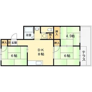 3DK 間取り図