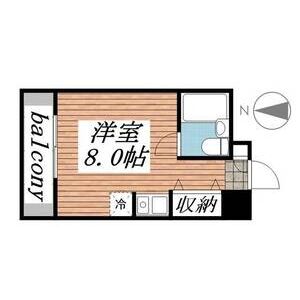 ワンルーム 間取り図