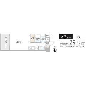 ワンルーム 間取り図