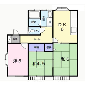 3DK 間取り図