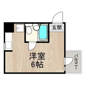 ワンルーム 間取り図