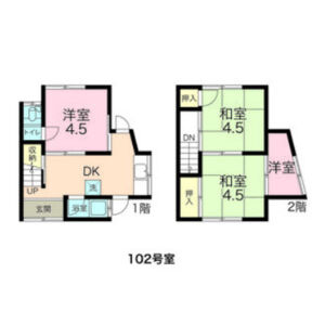 4DK 間取り図