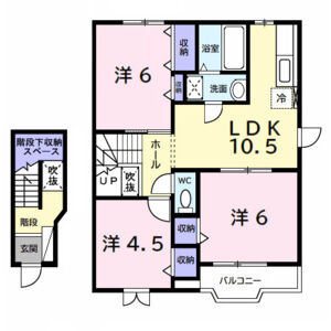 3LDK 間取り図