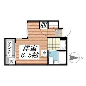 ワンルーム 間取り図