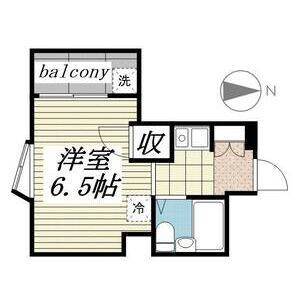 ワンルーム 間取り図
