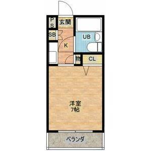 ワンルーム 間取り図