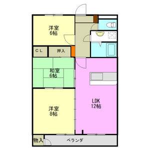 3LDK 間取り図