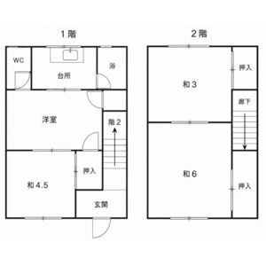 3K 間取り図