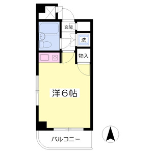 ワンルーム 間取り図