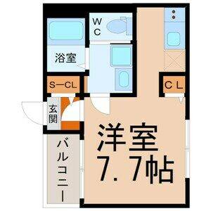 ワンルーム 間取り図