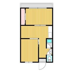 2DK 間取り図
