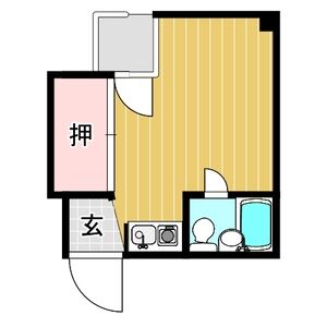 ワンルーム 間取り図