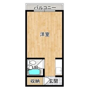 ワンルーム 間取り図