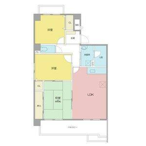 3LDK 間取り図