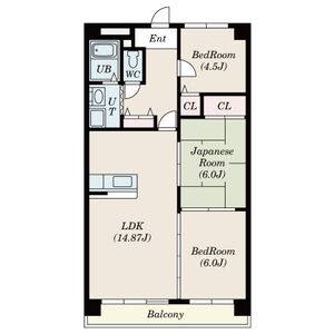 3LDK 間取り図