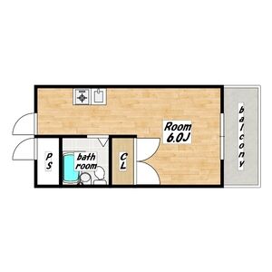 ワンルーム 間取り図