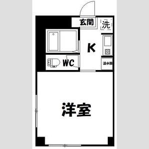 ワンルーム 間取り図