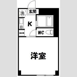 ワンルーム 間取り図