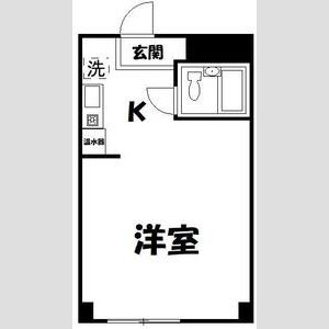 ワンルーム 間取り図