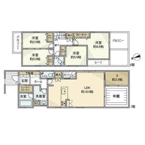 4LDK 間取り図